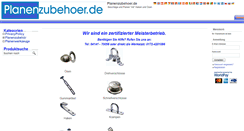 Desktop Screenshot of planenzubehoer.de